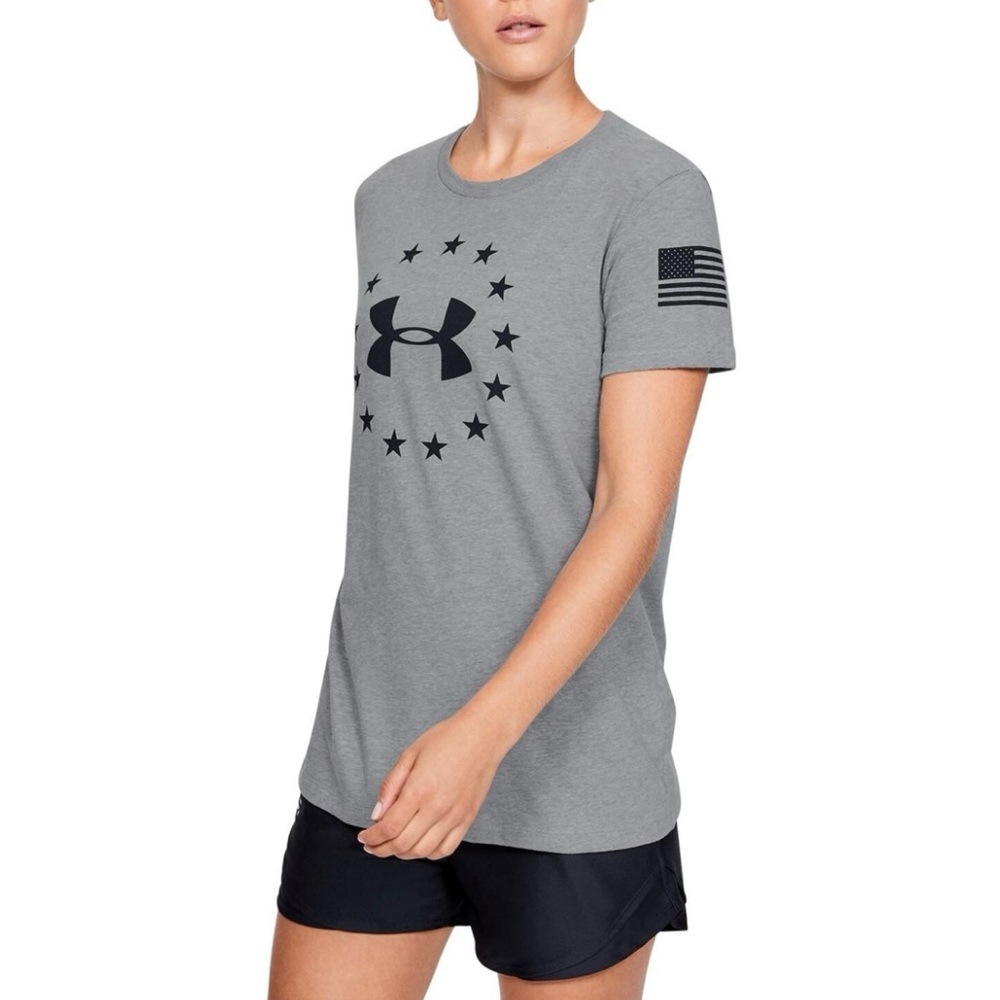 NWT Women’s Under Armour Freedom Logo Tee Shirt